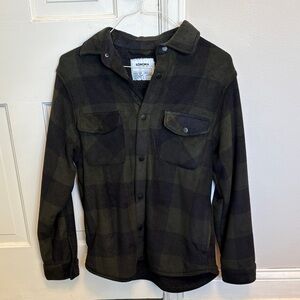 Sonoma Dark Plaid Shirt Jacket
